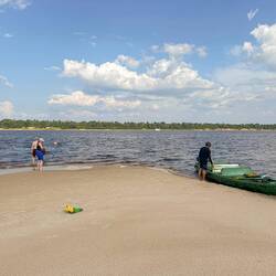 Swimming in the Rio Negro