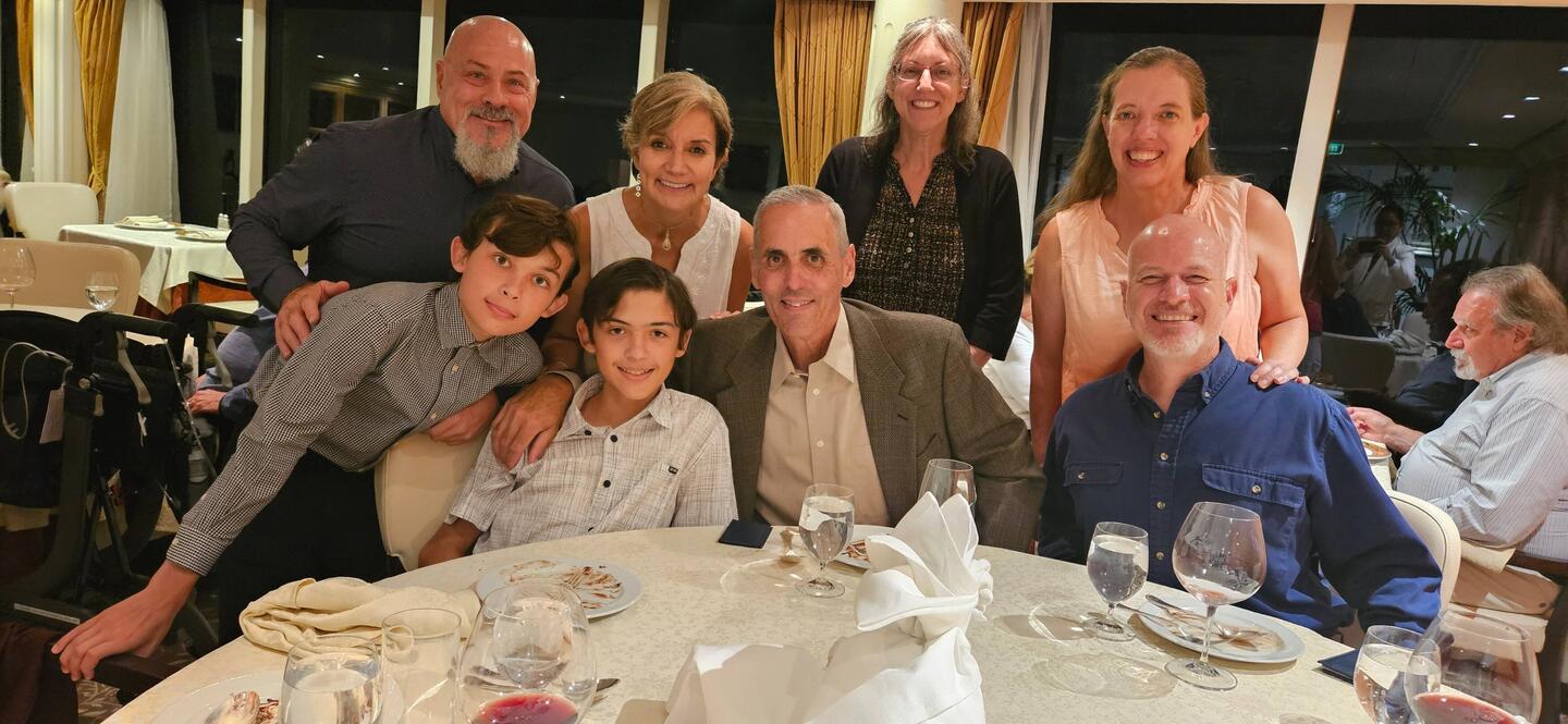 Our group celebrating Thomas's 13th.