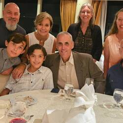 Our group celebrating Thomas's 13th.