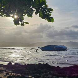 Sonnenuntergang am Strand von Puerto Viejo