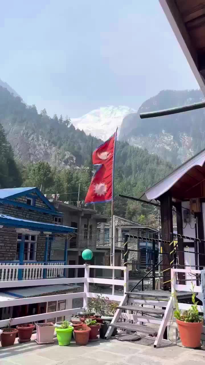 Ein letzter Ausblick von Chame