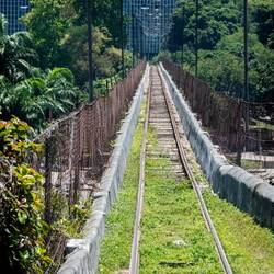 Tram line across the old Aqueduct