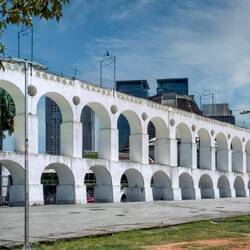 Carioca Aqueduct constructed started in 1718 and finished in 1750