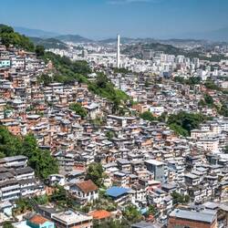 Favela (slum area of Rio)