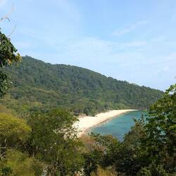 Bamboo Beach seen from Bamboobay Halal Restaurant