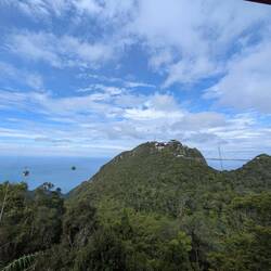 Upper cable car and Sky Bridge