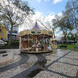 Merry-go-round in the park
