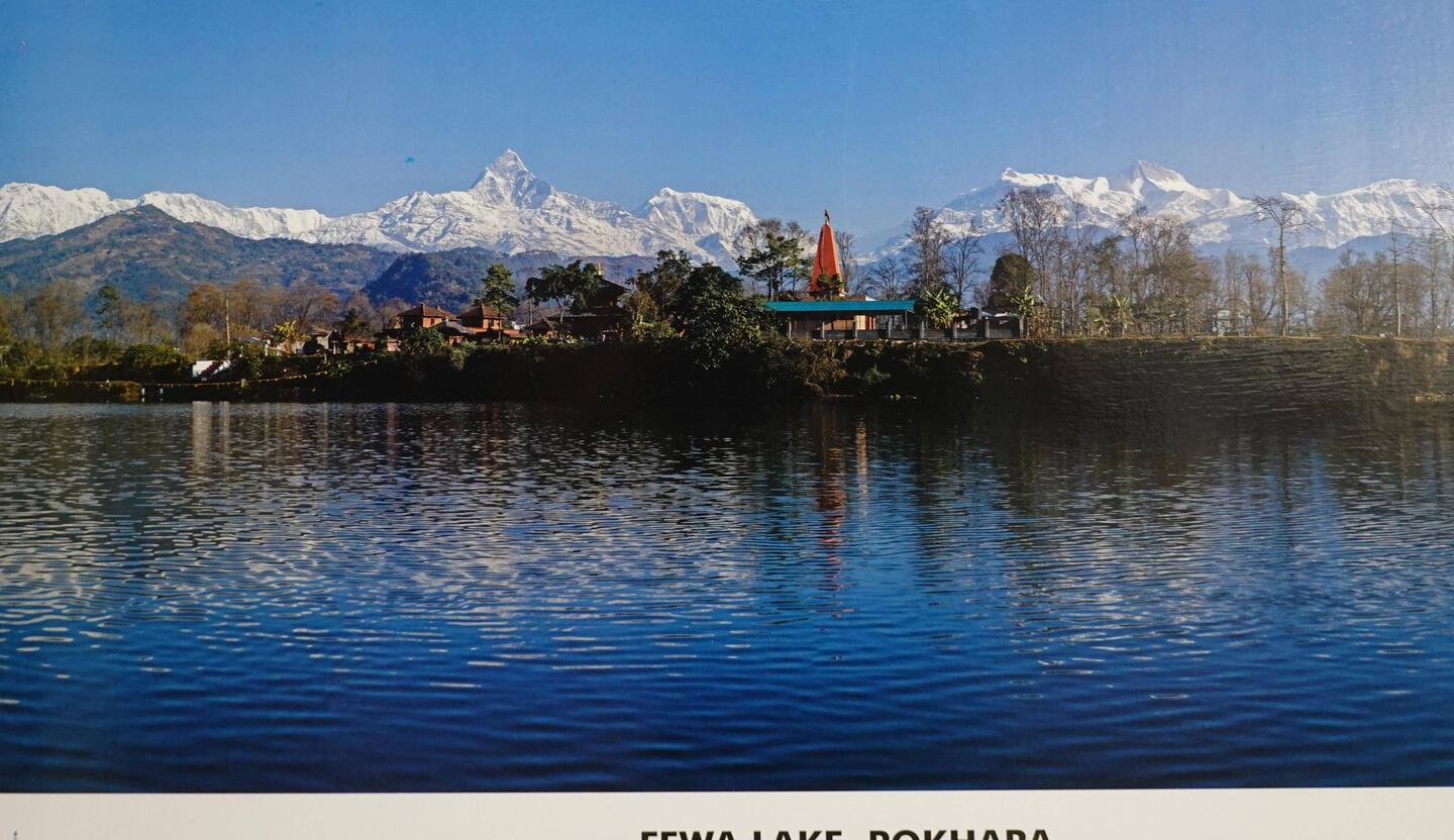 See bei Pokhara (Postkarte!)
