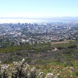 View from cable car base station