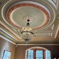 At least get to look at a nice ceiling when checking out!