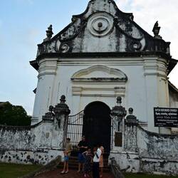 Dutch church in Galle Fort. It was initially Portuguese, then Dutch then English.