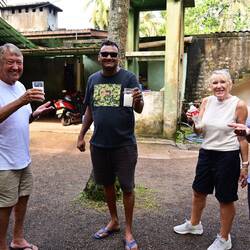 Drinking the finished poison, I mean product