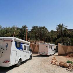 Einfahrt in den Campingplatz