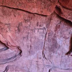 Malereie i de Inca Cueva