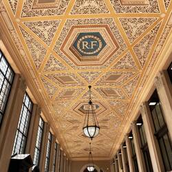 Ceiling of the post office