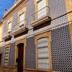 Typische Azulejos-Fassade