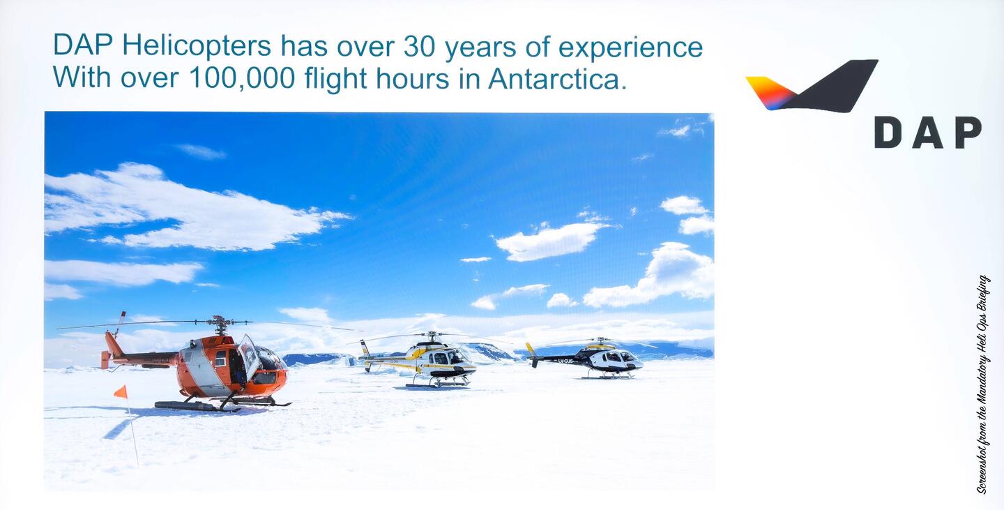 Mandatory briefing about how helicopter ops are going to work on Ortelius.