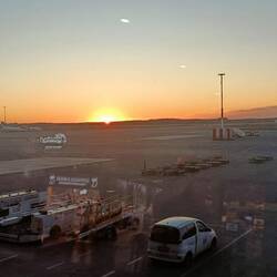 Sonnenuntergang in Helsinki