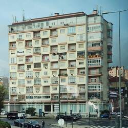 Interesting apartment complex on the way into Lisbon