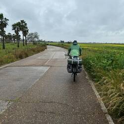 Wetter: Nieselregen mit Wind (natürlich aus der Gegenrichtung)
