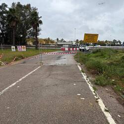 und nach 6km die erste Sperrung