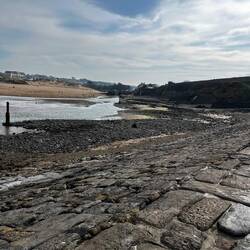 Looking into Bude and the canal