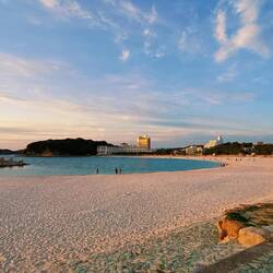 Plage de sable blanc à Shirahama