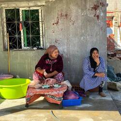 Unser Abendessen wird vorbereitet