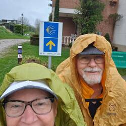 First selfie in the rain