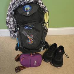 All packed and ready! 13.4lbs, no water or snacks. My poles will meet me in Lisbon.