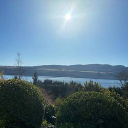 View of the loch from the hotel