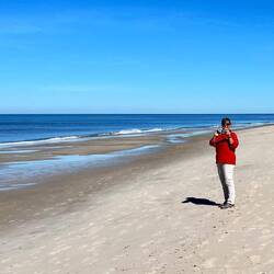 Sehr wenig los am Strand