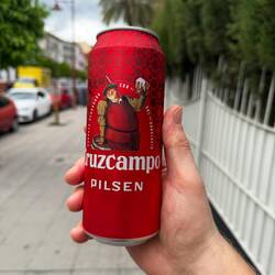 Cruzcampo, klassisches Andalusisches Bier. Empfehlung geht raus 🍻