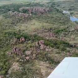 Great view of the third waterfall we saw, twin falls