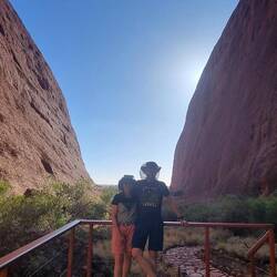 Irgendwo zwischen den Kata Tjuta Hügeln