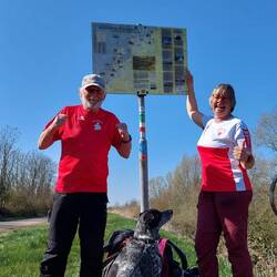 Nach 36 Tagen und 681 km am Trailhead vom Kustpad. 😁