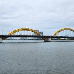 The Dragon Bridge in Da Nang.