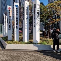 The meeting point at the Cocoon building