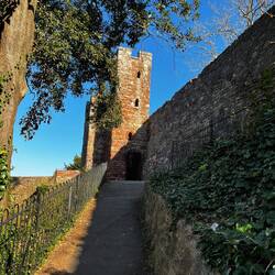 Wall around castle