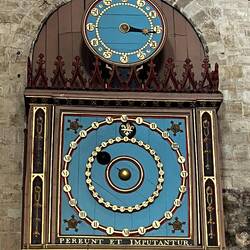 Astronomical clock in the cathedral