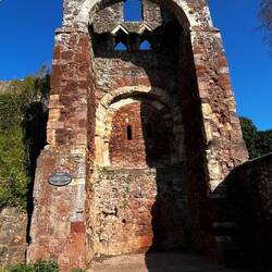 What's left of the gate house