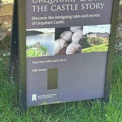 Not much happening in the way of talks about the castle , think staff avoiding the freezing wind !
