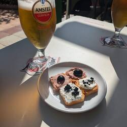 Bier mit Tapas