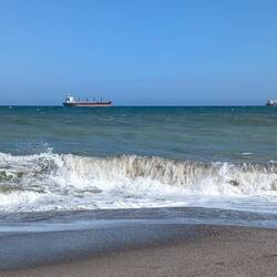Das Meer ist wieder unruhiger