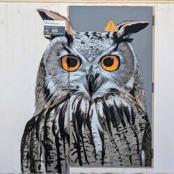 bemalter Elektrokasten