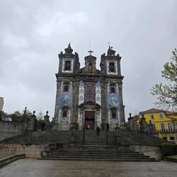 Azulejos on a church