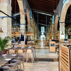 Das Restaurant ist edel