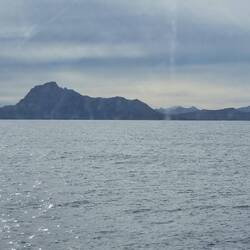 A better picture of Cape Horn. Probably doesn't show the lighthouse and Albatross Memorial.