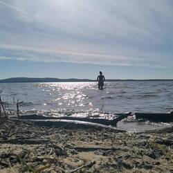 .. und ich im kalten Müggelsee 🤭
