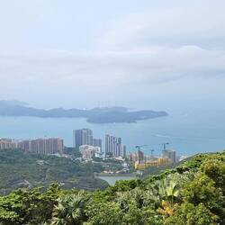 View from the "back side" of Victoria Peak.